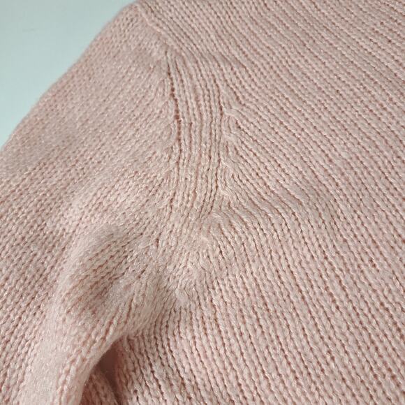 Tricot by Cest  Toi Sweater L Barbie Core Pink Acrylic Ballet Core Fairy Core - Picture 11 of 12